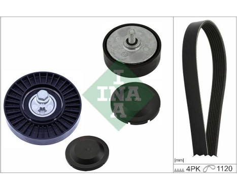 Poly V-belt set