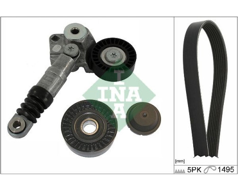 Poly V-belt set