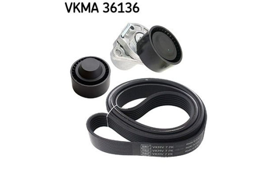 Poly V-belt set