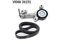 Poly V-belt set