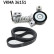 Poly V-belt set