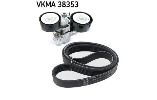Poly V-belt set