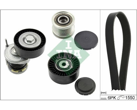 Poly V-belt set