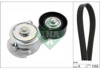 Poly V-belt set