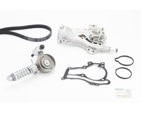Water pump + Multi V-belt kit 5PK1334WP1 Contitech, Image 2