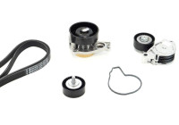 Water pump + Multi V-belt set 6PK1715WP2 Contitech