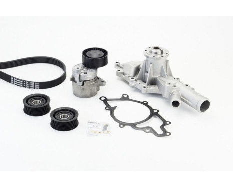 Water pump + Multi V-belt set 6PK2260WP2 Contitech, Image 3