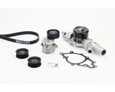 Water pump + Multi V-belt set 6PK2260WP3 Contitech, Image 3