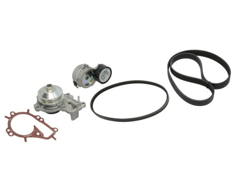 Water pump + Multi V-belt set KP166PK1043 Gates
