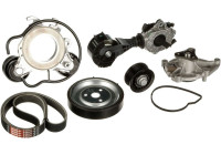 Water pump + Multi V-belt set KP16PK797EST Gates