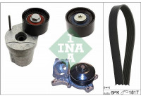 Water pump + Multi V-belt set