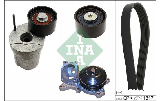 Water pump + Multi V-belt set