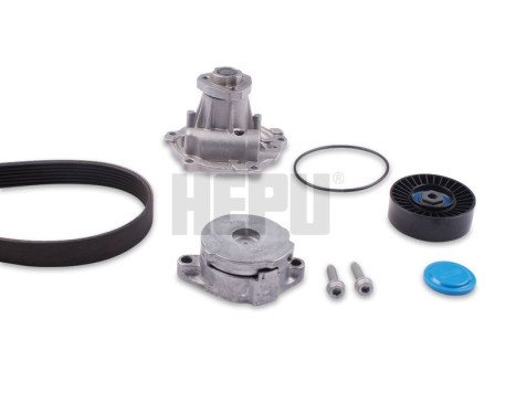 Water pump + Multi V-belt set