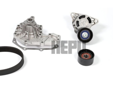 Water pump + Multi V-belt set