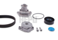 Water pump + Multi V-belt set