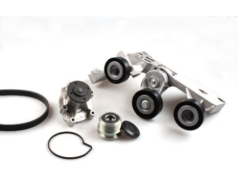 Water pump + Multi V-belt set