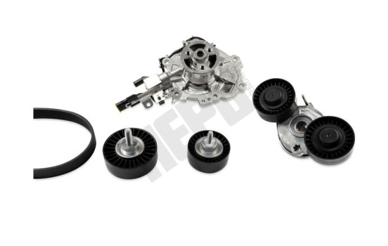 Water pump + Multi V-belt set