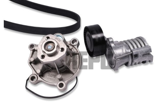 Water pump + Multi V-belt set