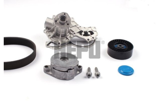 Water pump + Multi V-belt set