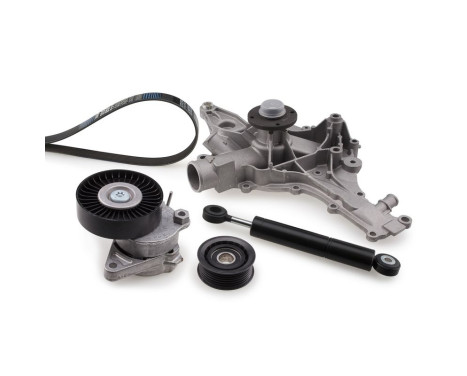 Water Pump + V-Ribbed Belt Kit Micro-V® Kit KP116PK2390 Gates