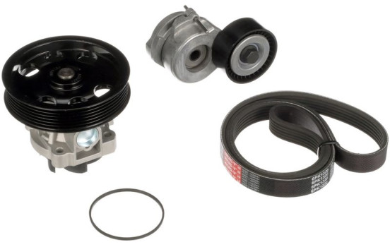 Water Pump + V-Ribbed Belt Kit Micro-V® Kit KP16PK1320 Gates