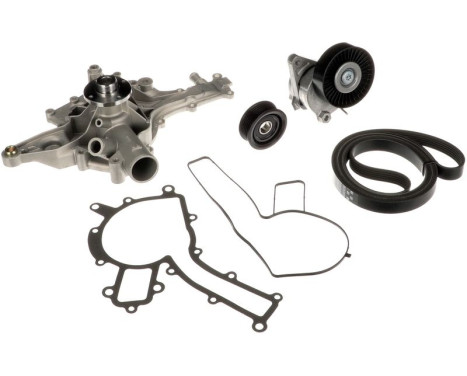 Water Pump + V-Ribbed Belt Kit Micro-V® Kit KP16PK2390 Gates