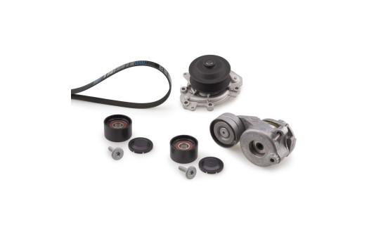 Water Pump + V-Ribbed Belt Kit Micro-V® Kit KP17PK2035-2 Gates