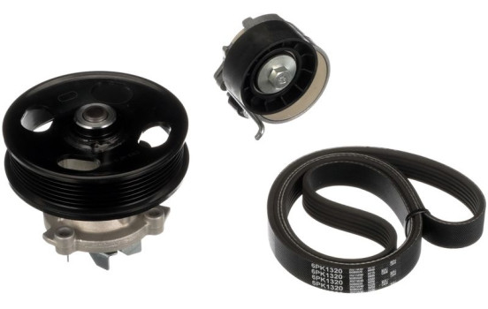 Water Pump + V-Ribbed Belt Kit Micro-V® Kit KP26PK1320 Gates