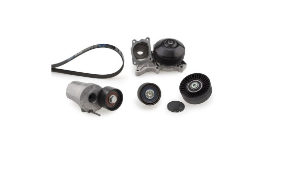 Water Pump + V-Ribbed Belt Kit Micro-V® Kit KP36DPK1698 Gates