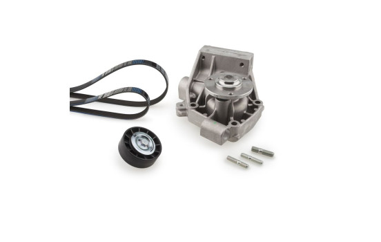 Water Pump + V-Ribbed Belt Kit Micro-V® Kit KP46PK948 Gates