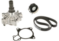 Water Pump + V-Ribbed Belt Kit Micro-V® Kit KP56PK1218 Gates