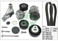 Water Pump + V-Ribbed Belt Kit