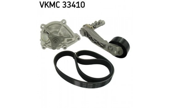 Water Pump + V-Ribbed Belt Kit