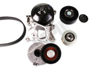 Water Pump + V-Ribbed Belt Kit