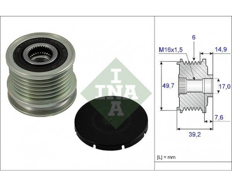 Alternator Freewheel Clutch 535001510 Ina