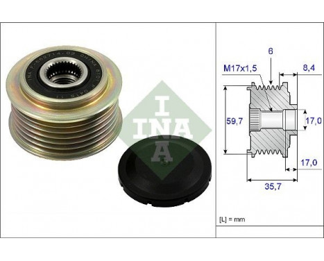 Alternator Freewheel Clutch 535022510 Ina