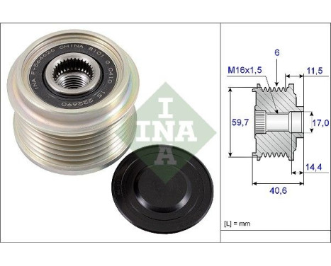 Alternator Freewheel Clutch 535022710 Ina