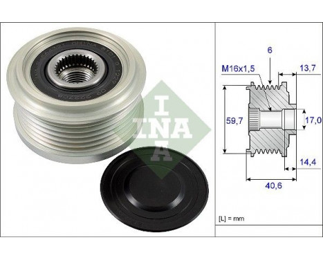 Alternator Freewheel Clutch 535022810 Ina