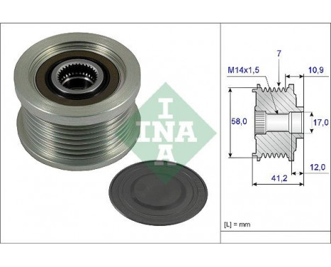 Alternator Freewheel Clutch 535023210 Ina