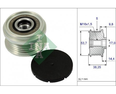 Alternator Freewheel Clutch 535024210 Ina