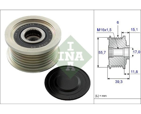 Alternator Freewheel Clutch 535024910 Ina