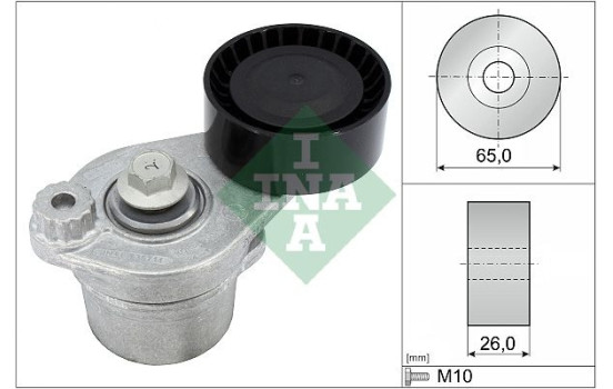 Belt tensioner, Poly V-belt 534 0714 10 Ina