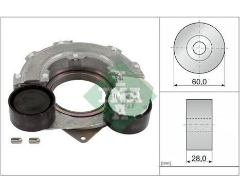 Belt tensioner, Poly V-belt 534 0882 10 Ina