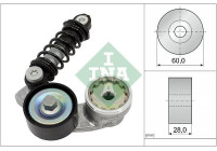 Belt tensioner, Poly V-belt 534073710 Ina