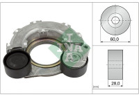 Belt tensioner, Poly V-belt 534079610 Ina