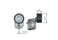 Belt tensioner, Poly V-belt T38600 Gates