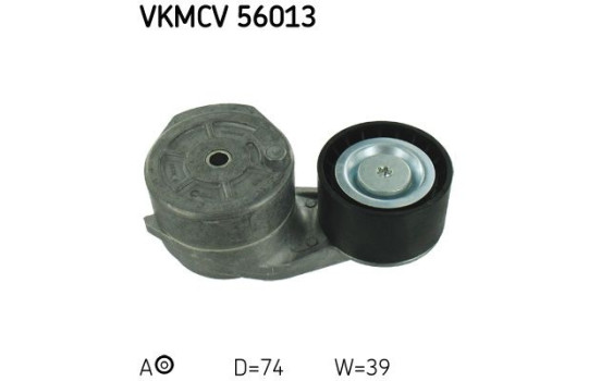 Belt tensioner, Poly V-belt VKMCV 56013 SKF