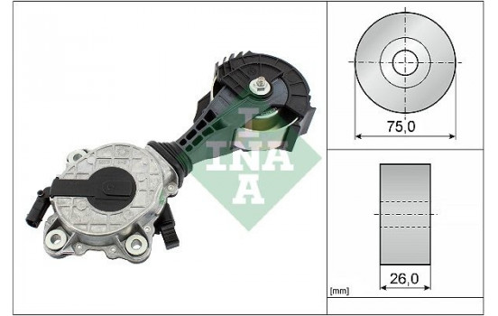 Belt Tensioner, V-ribbed belt 534 0425 10 Ina