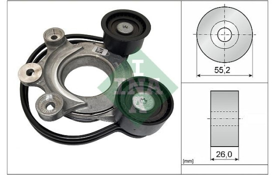 Belt Tensioner, V-ribbed belt 534 0827 10 Ina