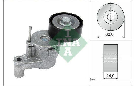 Belt Tensioner, V-ribbed belt 534072610 Ina